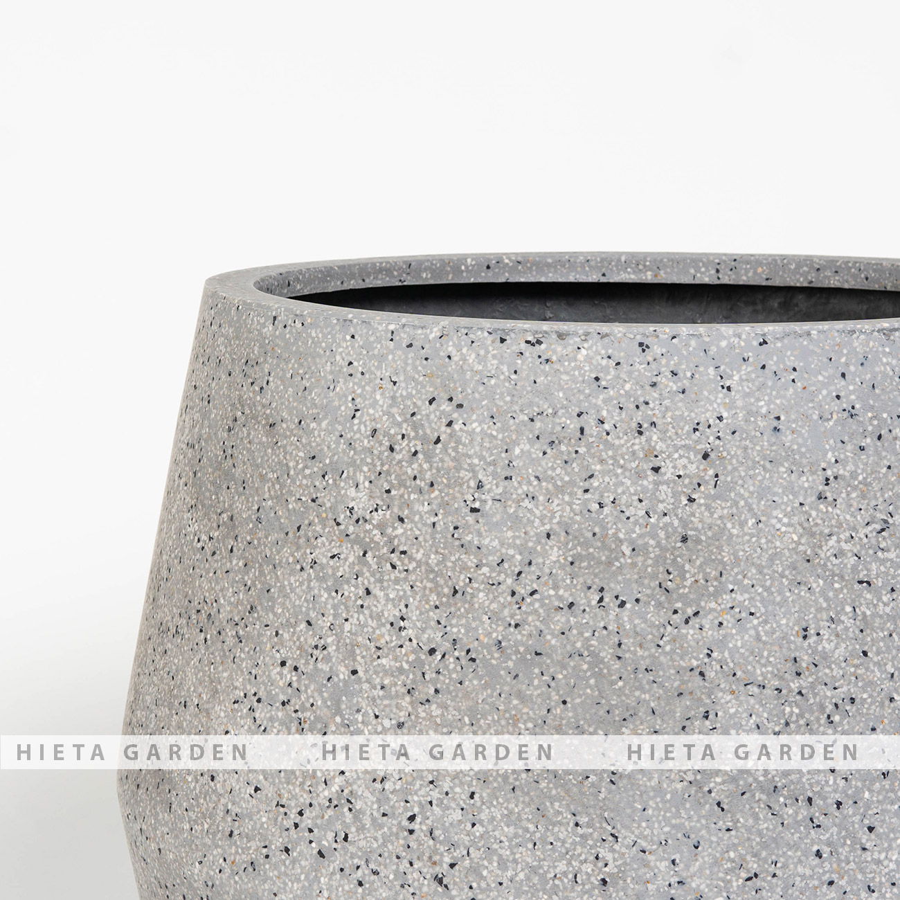Poly terrazzo pots - H0132-231-S2 – Concrete planter, cement 