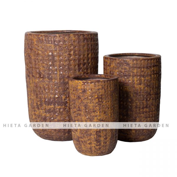 LAVA GLAZED POTS - H036-283-S3