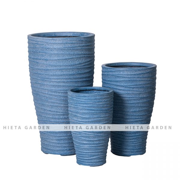 Antique fiberglass pots - H0102-333-S3