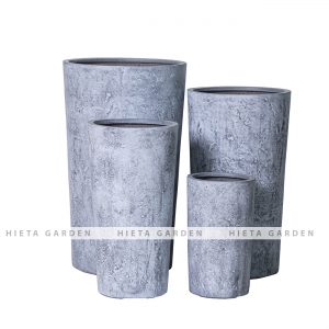 Antique fiberglass pots - H0102-329-S4