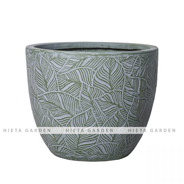 Antique fiberglass pots - H0102-323-S4